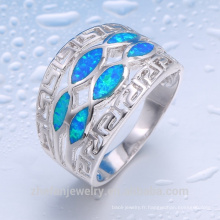 costume en gros bijoux en vrac acheter de la Chine anneau de opale de feu de conception à la main